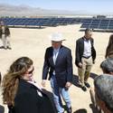 Ken Salazar Flips the Switch for Solar Project