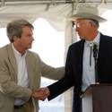 Ken Salazar Flips the Switch for Solar Project