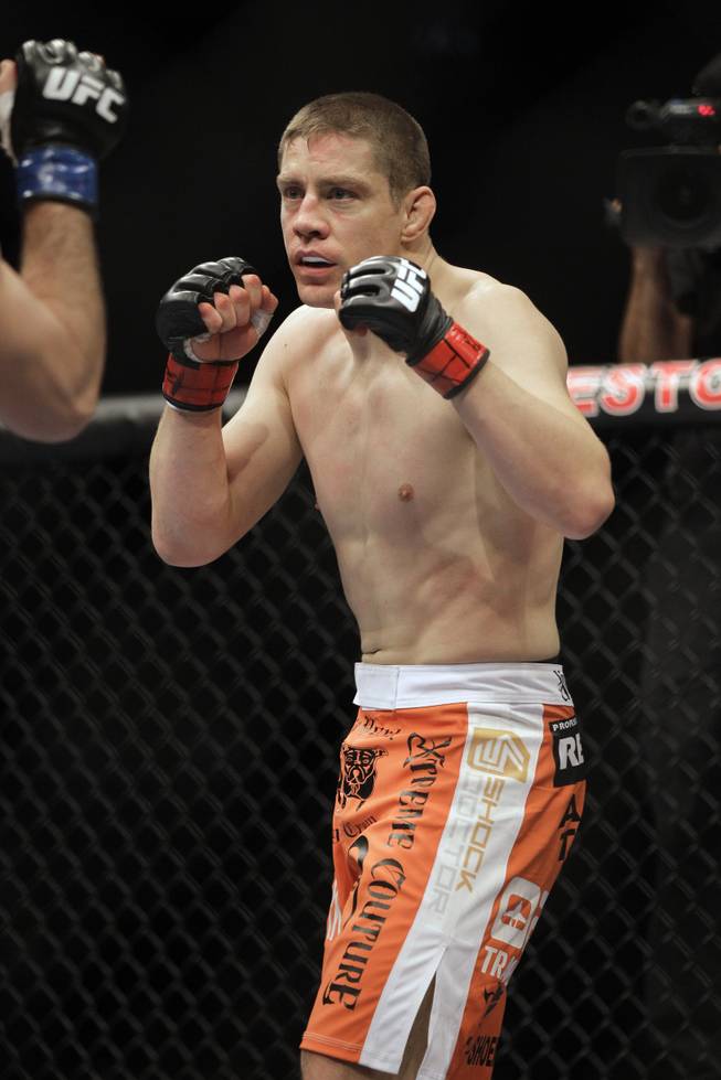 Duane Ludwig fights Josh Neer at UFC on FX 1 in Nashville, Tenn., on Jan. 21, 2012. Ludwig lost the fight by first-round submission.