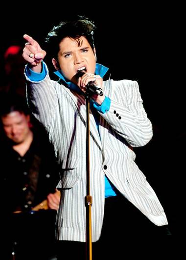 Victor Trevino Jr. won the Elvis Presley tribute artist contest during the 2012 Ultimate Elvis Weekend at Fremont Street Experience on Saturday, May 12, 2012.