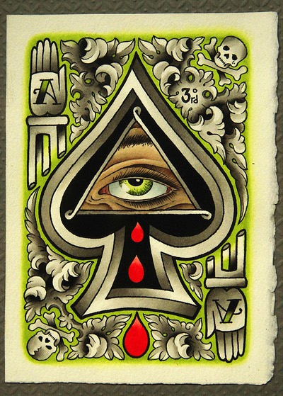 This is one of the original works of art that was included in the auction 