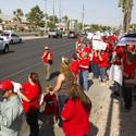 Teachers Protest Lay-offs