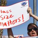 Teachers Protest Lay-offs