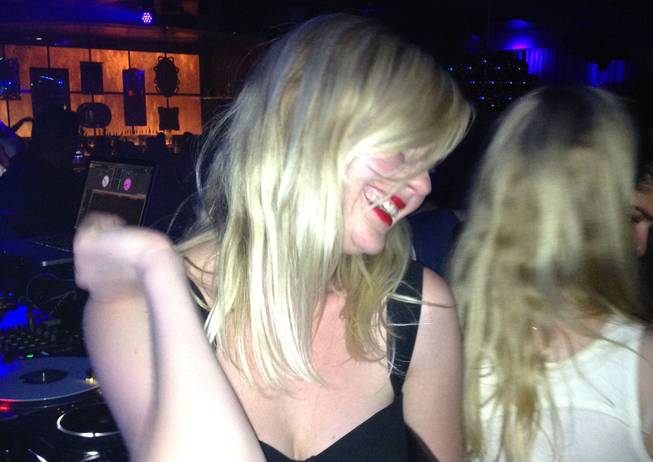 Kirsten Dunst at Hyde Bellagio on Saturday, May 19, 2012.