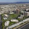 A view of the Howard Hughes Center office park taken from a helicopter May 21, 2012.