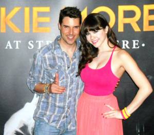 Frankie Moreno and Claire Sinclair at the Stratosphere.