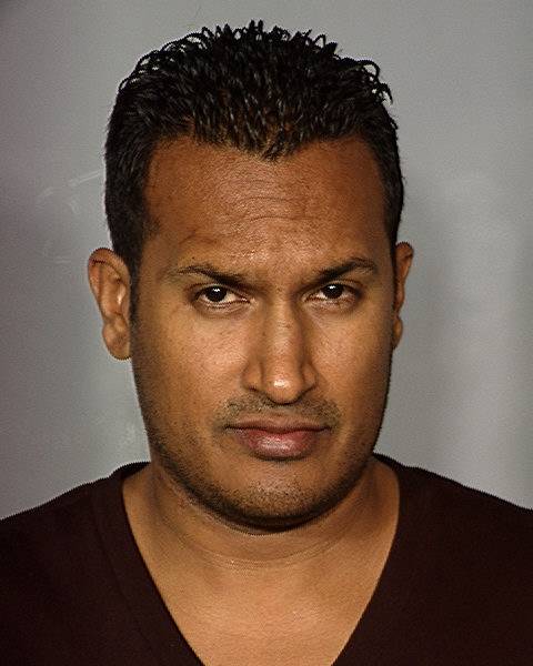 Mug shot of Praveen Chandra, who was arrested for battery domestic violence, according to Metro Police, May 29, 2012.