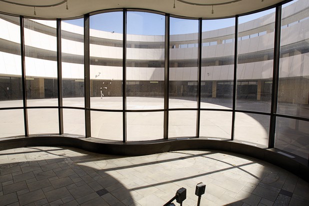 A view from the lobby in the old Las Vegas City Hall Friday, June 1, 2012.