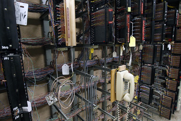 A view of the old telephone room in the old Las Vegas City Hall Friday, June 1, 2012.
