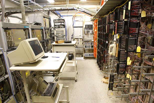 A view of the old telephone room in the old Las Vegas City Hall Friday, June 1, 2012.