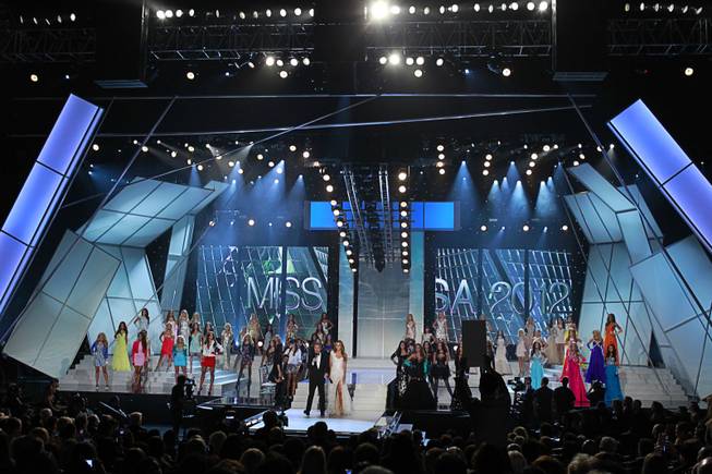 The 2012 Miss USA Pageant at Planet Hollywood on Sunday, June 3, 2012.