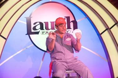 Doug Leferovich plays “Lefty” in Murray Sawchuck’s comedy show at The Laugh Factory at the Tropicana on June 4, 2012.