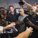 Pacquiao and Bradley Make Arrivals at MGM