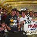 Pacquiao and Bradley Make Arrivals at MGM