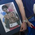 Pacquiao and Bradley Make Arrivals at MGM