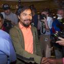 Pacquiao and Bradley Make Arrivals at MGM