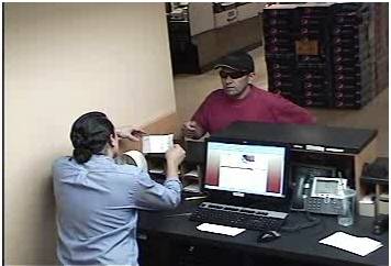 Henderson Police said this man robbed the U.S. Bank branch inside a Vons grocery store, 2667 Windmill Parkway, about 3:45 p.m. Monday. No one was injured.