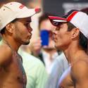 Pacquiao and Bradley Weigh-in