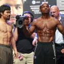 Pacquiao and Bradley Weigh-in