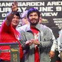 Pacquiao and Bradley Weigh-in