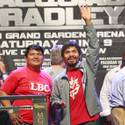 Pacquiao and Bradley Weigh-in