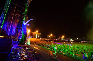 Night 1 of the 2012 Electric Daisy Carnival featuring Afrojack (pictured here), Kaskade and Sebastian Ingrosso at Las Vegas Motor Speedway on Friday, June 8, 2012.