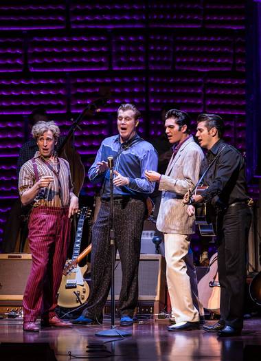 “Million Dollar Quartet” at Reynolds Hall in The Smith Center for the Performing Arts on Tuesday, June 12, 2012.