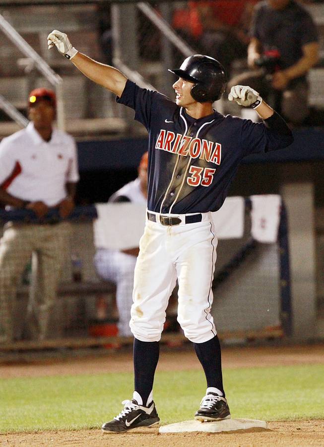 Junior outfielder Joey Rickard batted .326 and led the Arizona Wildcats baseball team with 18 stolen bases in 56 games this season.