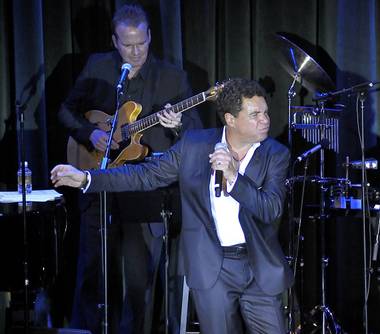 Clint Holmes performs at Cabaret Jazz in the Boman Pavilion at the Smith Center for the Performing Arts on May 4, 2012.