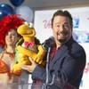 Mirage headliner Terry Fator and Winston host a news conference during the opening day of Terminal 3 at McCarran International Airport on Wednesday, June 27, 2012.