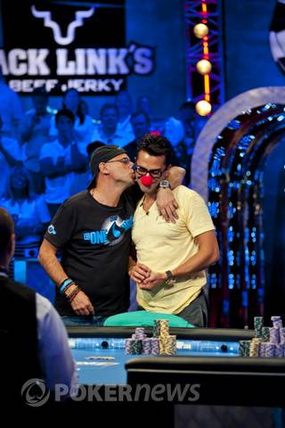 Guy Laliberte and Antonio Esfandiari during the Big One for One Drop at the Rio on Tuesday, July 3, 2012.