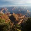 A view from the Grand Canyon's south rim.