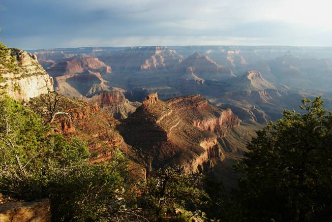 A view from the Grand Canyon's south rim.