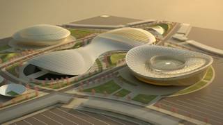 Artist rendering of the proposed Las Vegas National Sports Complex in Henderson.