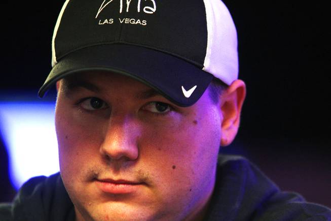 Shaun Deeb plays in the Main Event of the World Series of Poker at the Rio in Las Vegas on Thursday, July 12, 2012.