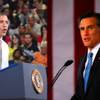 President Barack Obama and GOP challenger Mitt Romney