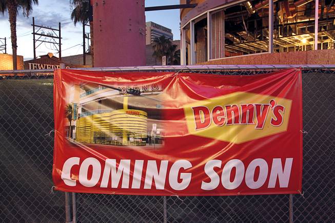 Denny's has leased 6,400 square feet at the Neonopolis mall in downtown Las Vegas, pictured here on Wednesday, Aug. 1, 2012.