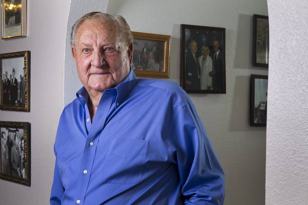 Former Clark County Sheriff Ralph Lamb poses at his home ...