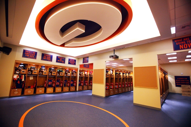 The new Fertitta Athletic Training Center at Bishop Gorman High School in Las Vegas on Thursday, August 2, 2012.