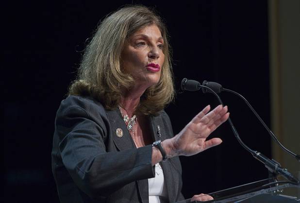Nevada Congresswoman Shelley Berkley speaks during the National Clean Energy Summit 5.0 at the Bellagio Tuesday, August 7, 2012.
