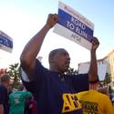 Unions Picket Against Ryan