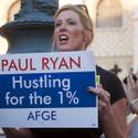 Unions Picket Against Ryan
