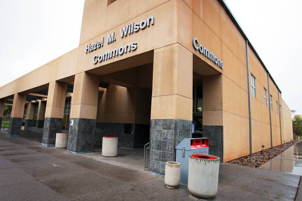 The dining commons on the campus of UNLV in Las ...