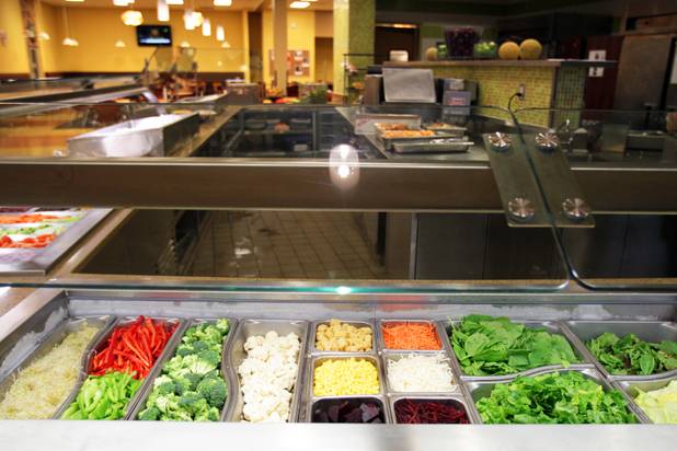 The dining commons on the campus of UNLV in Las ...
