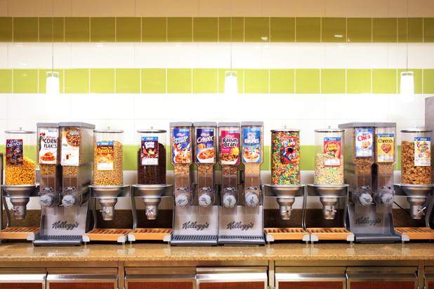 The dining commons on the campus of UNLV in Las ...