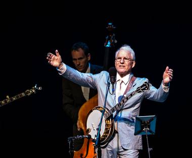 Steve Martin and The Steep Canyon Rangers perform at Reynolds Hall at The Smith Center for the Performing Arts on Wednesday, Aug. 22, 2012.