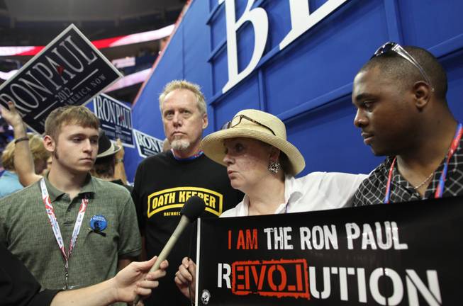 Ron Paul Supporters at the 2012 Republican Convention