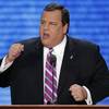New Jersey Gov. Chris Christie addresses the Republican National Convention in Tampa, Fla., on Tuesday, Aug. 28, 2012. 