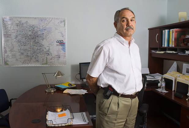 John Vellardita, executive director of the Clark County Education Association, poses in his office Wednesday, Aug. 29, 2012.