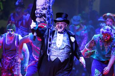 A technical rehearsal for “Batman Live” at the Thomas & Mack Center in Las Vegas on Friday, August 31, 2012. The show will run at the Thomas & Mack Center from October 3-7.